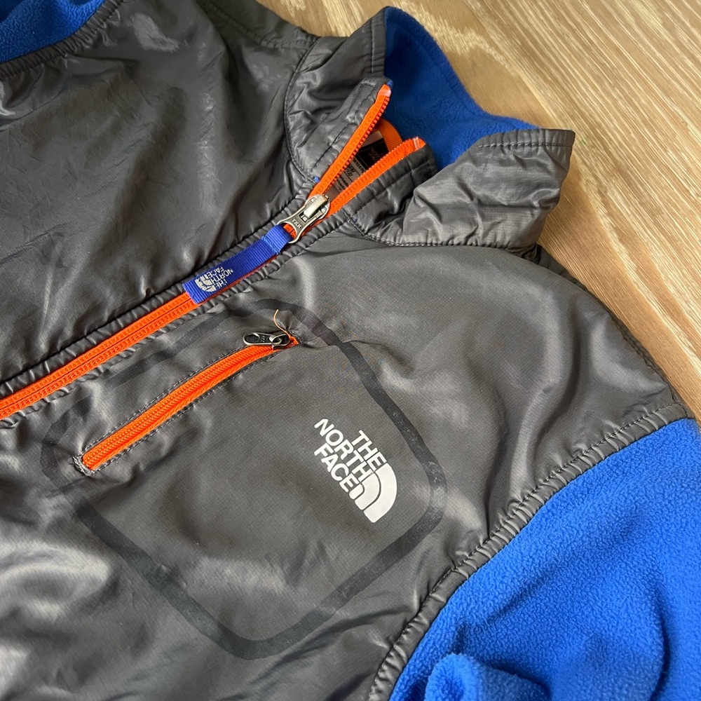 The North Face Kids' Gray and Blue Jacket